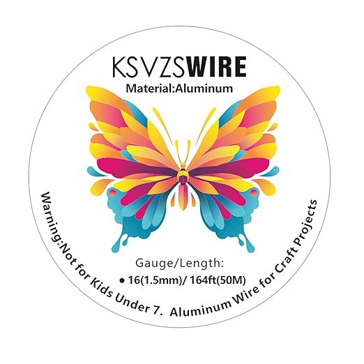 16 Gauge Aluminum Wire 164 Feet KSVZS Bendable Metal Wire - Image 6