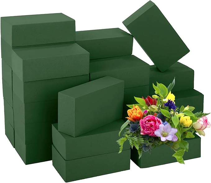 30 PCS Floral Foam Blocks, Wet and Dry Florist Foam by Homaisson