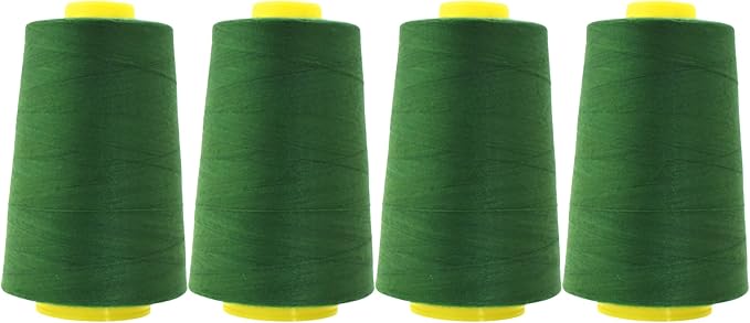 Mandala Crafts 4 Pack of Serger Threads Cones Spools by MandalaCrafts