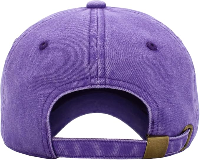 KBETHOS Classic Unisex Cotton Adjustable Low Crown Baseball Cap – Plain Dad Hat