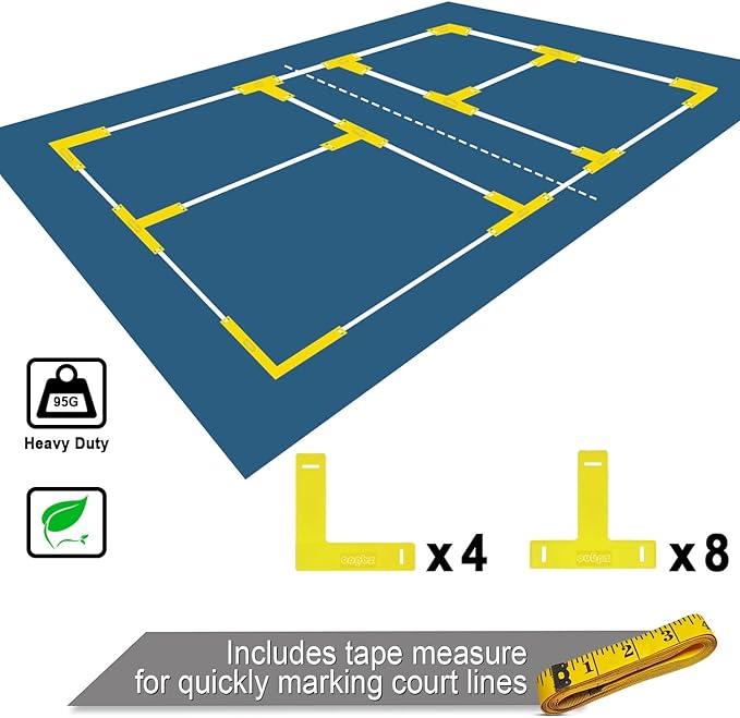 Zdgao Pickleball Set with Net for Driveway, 22 FT Regulation Size Pickle Ball - Image 5