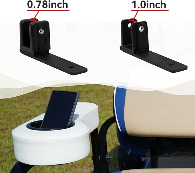Golf Cart Armrest with Cup Holder for Rear Seat kit
