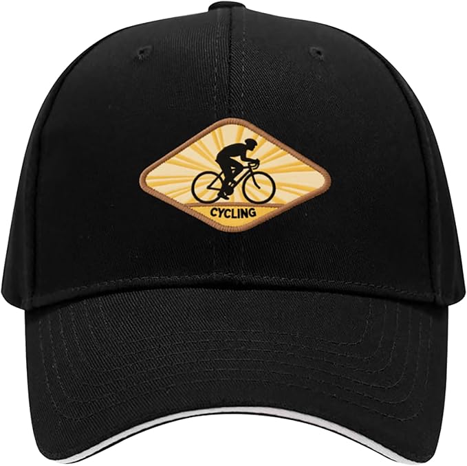 Embroidered Baseball Cap for Men Women, Breathable Cotton Adjustable Hat, Various Patterns for Casual Daily Outfits
