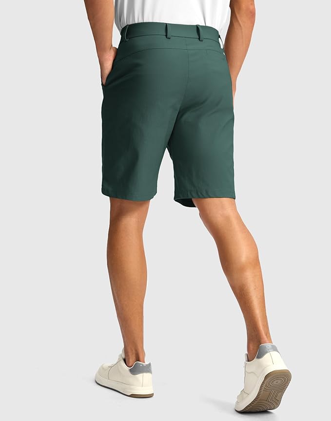 G Gradual Men's Golf Dress Shorts 5"/ 7"/ 9" Stretch Casual Work Flat Front Shorts for Men with 3 Pockets Quick Dry