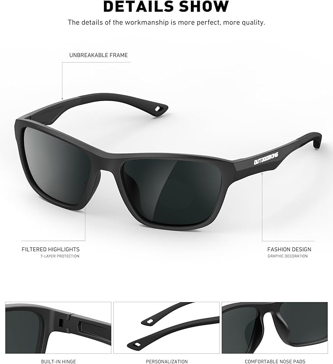 Polarized Running Sunglasses for Women Mens Sun Glasses for Cycling Fishing Driving Golf UV Protection