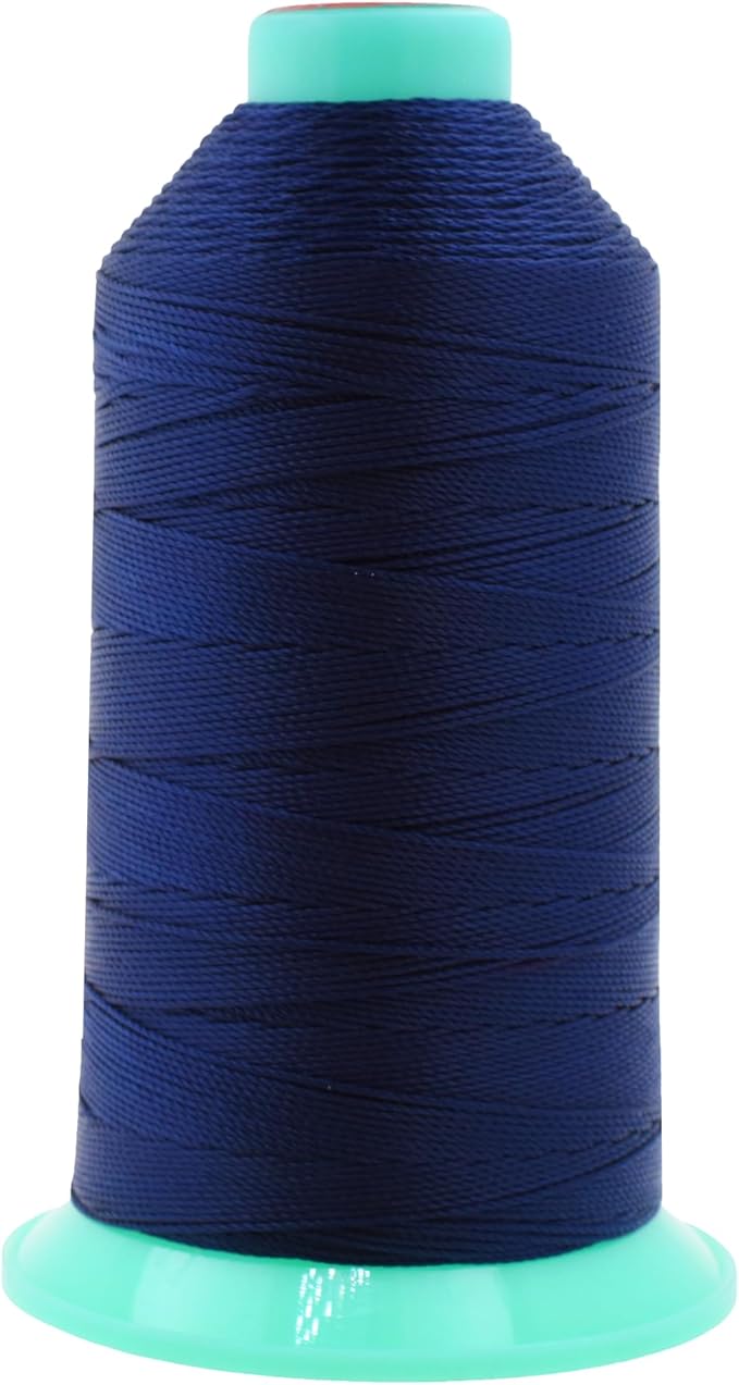Mandala Crafts Bonded Nylon Thread Dark Blue Heavy Duty Sewing Threads by MandalaCrafts