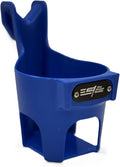 Fence Cup Holder | Drink Holder for Chain Link Fence | Fits Stanley, Yeti & Gatorade | Baseball Dugout, Softball, Pickleball & Tennis | Made in USA | The Fence Buddy (Royal Blue)
