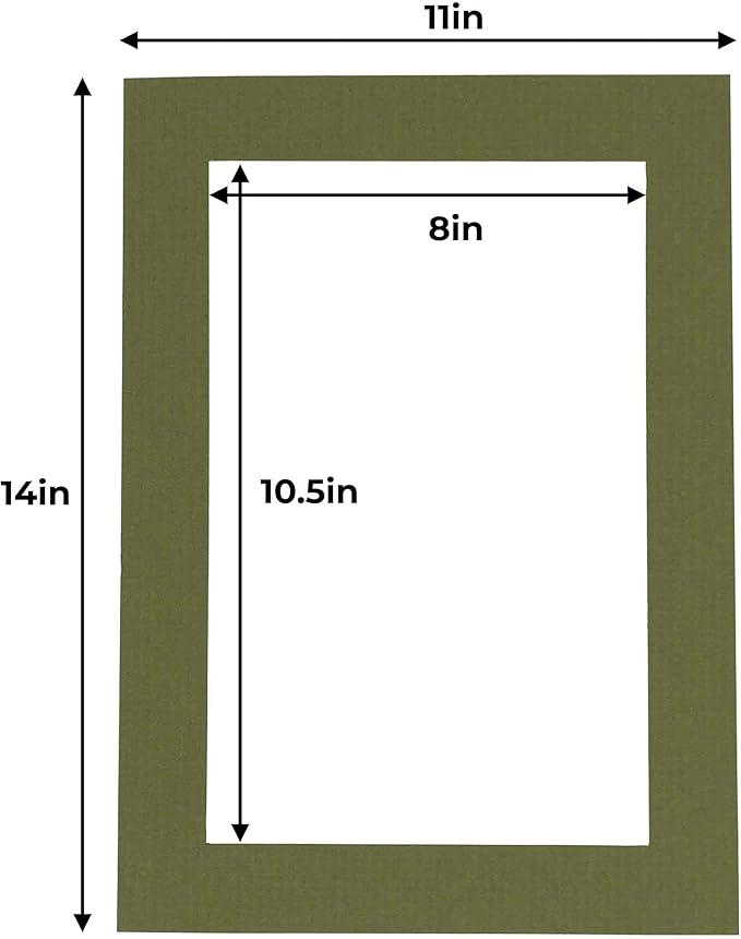 11x14 Mat for 8.5x11 Photo - Image 3