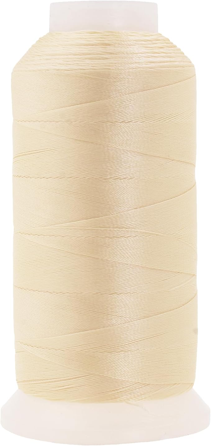 Mandala Crafts Ivory Heavy Duty Thread -1500 Yds Tex 70 Thread by MandalaCrafts
