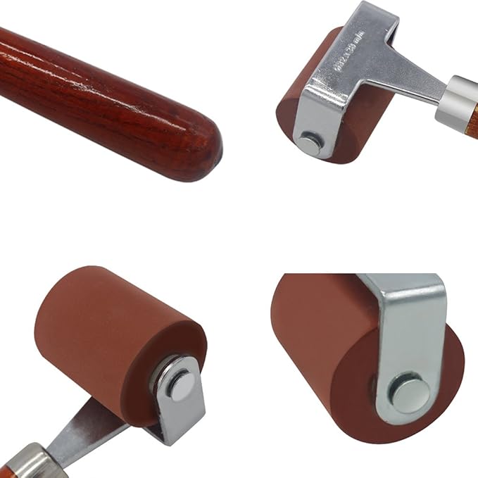 MyLifeUNIT Rubber Brayer, Brayer Ink Roller, Soft Rubber Brayer Roller - Image 6
