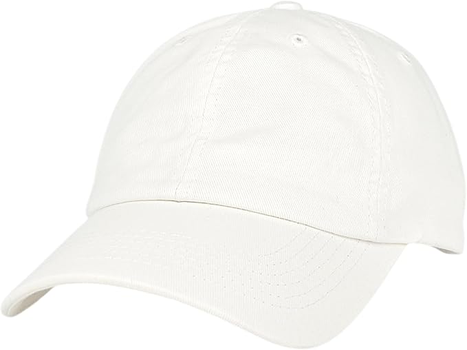Classic Dad Hat Cotton, Low-Profile Plain Baseball Cap, Adjustable, Breathable and Packable