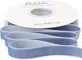 Ribbli Dusty Blue Velvet Ribbon 5/8 Inches Continuous10 Yard Spool Blue by Ribbli