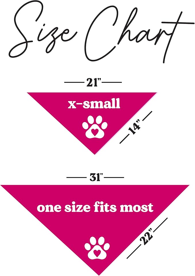 Game Day Dog Bandana | 100% Cotton Adjustable Triangle | Made in USA | Baseball| Sports | Biggest Fan | Game Day | Hot Pink, X-Small (1054)