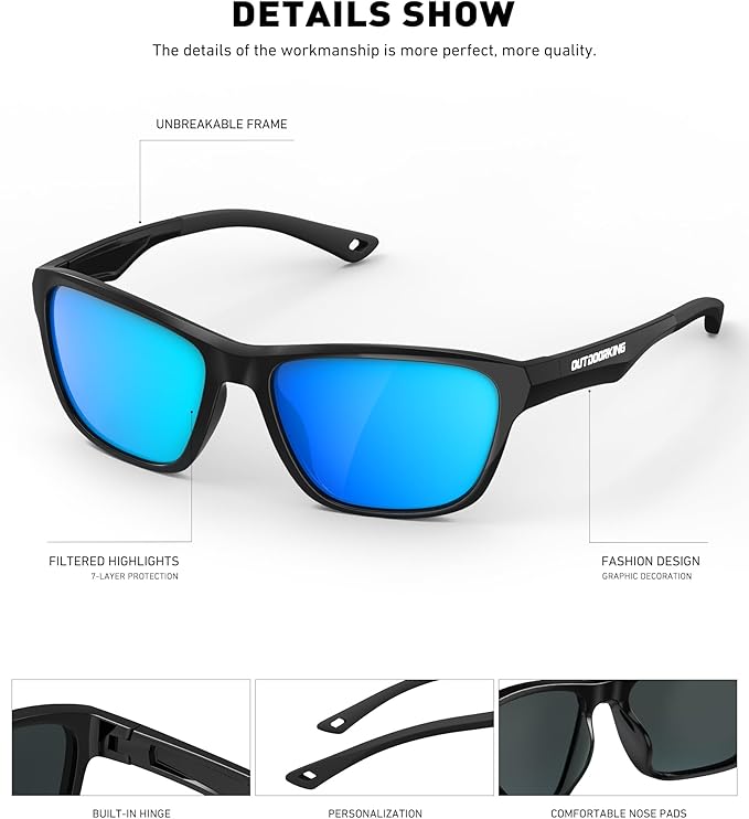 Polarized Running Sunglasses for Women Mens Sun Glasses for Cycling Fishing Driving Golf UV Protection