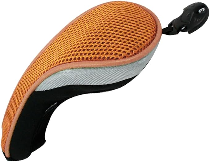 Andux Mesh Golf Hybrid Club Head Covers with Dial Number Tags, 4pcs/Set