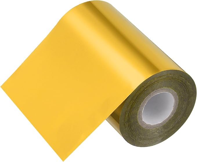 PATIKIL 4"x400Ft Hot Stamping Foil Paper, Heat Transfer Hot Stamping Paper Foil by PATIKIL