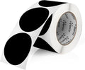Perco Black 3-Inch Round Circle Dot Sticker Labels by Perco