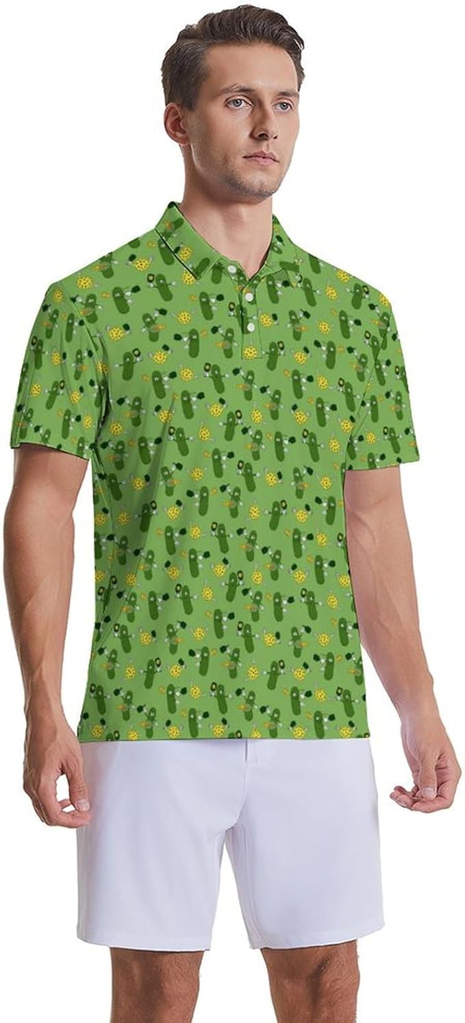 Mens Golf Shirts Golf Polo Shirts for Men Short Sleeve Polo Shirts Golf Gifts
