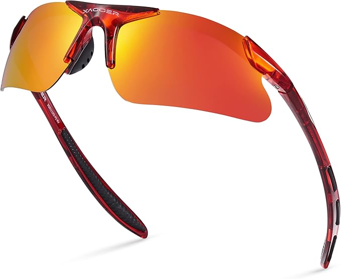 Xagger Kids Youth Polarized Sports Sunglasses for Boys Girls Baseball Softball Glasses TR90 Frame