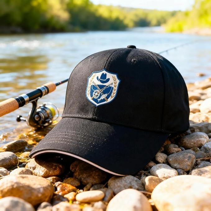 Embroidered Baseball Cap for Men Women, Breathable Cotton Adjustable Hat, Various Patterns for Casual Daily Outfits
