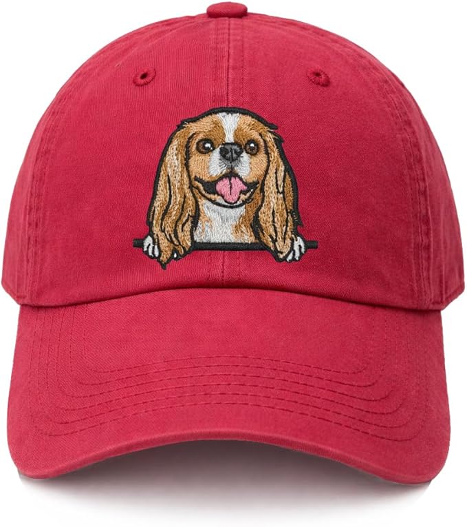 Pet Dog Lover Gifts,Embroidered Dog Baseball Hats for Men Women Dad Mom