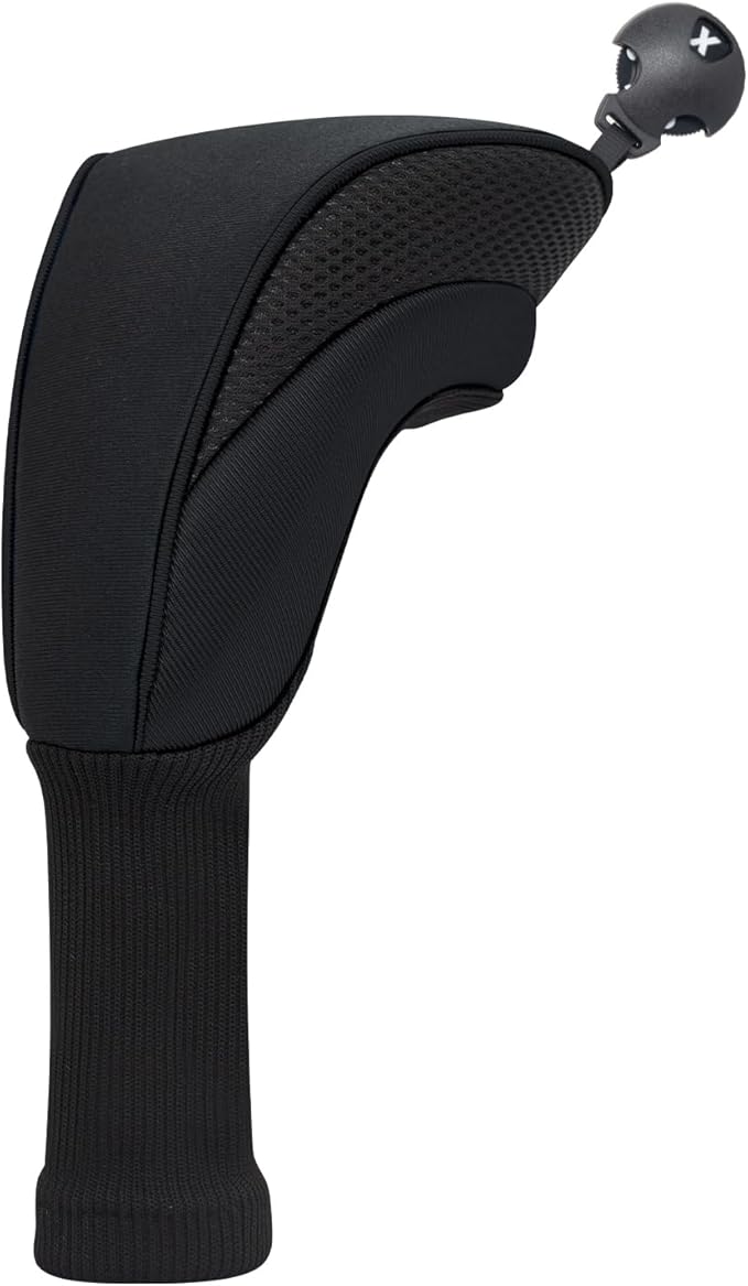 Golf Club Head Covers for Woods 3/4/5/6 Pieces Long Neck Mesh Sports Golf Club Headcovers Set with Interchangeable No. Tags 3 4 5 6 7 X Golf Accessories for Men Women