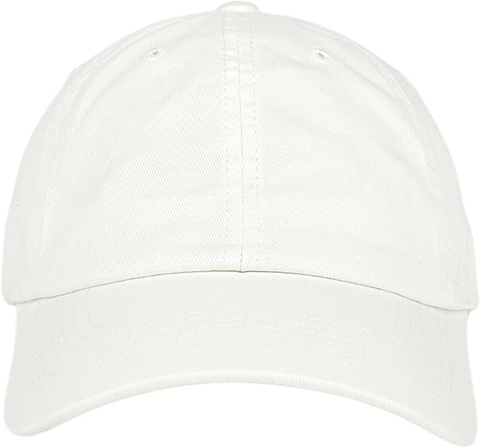 Classic Dad Hat Cotton, Low-Profile Plain Baseball Cap, Adjustable, Breathable and Packable