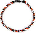 MapofBeauty 18 Inch Sport Three Colors Three Braided Rope Tornado Necklace
