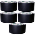 BookGuard 2 Inch Black Bookbinding Tape, Vinyl Coated Cotton Cloth Tape by ChromaLabel