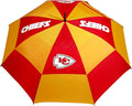 Team Golf NFL San Francisco 49ers Golf Umbrella 62" Golf Umbrella with Protective Sheath, Double Canopy Wind Protection Design, Auto Open Button
