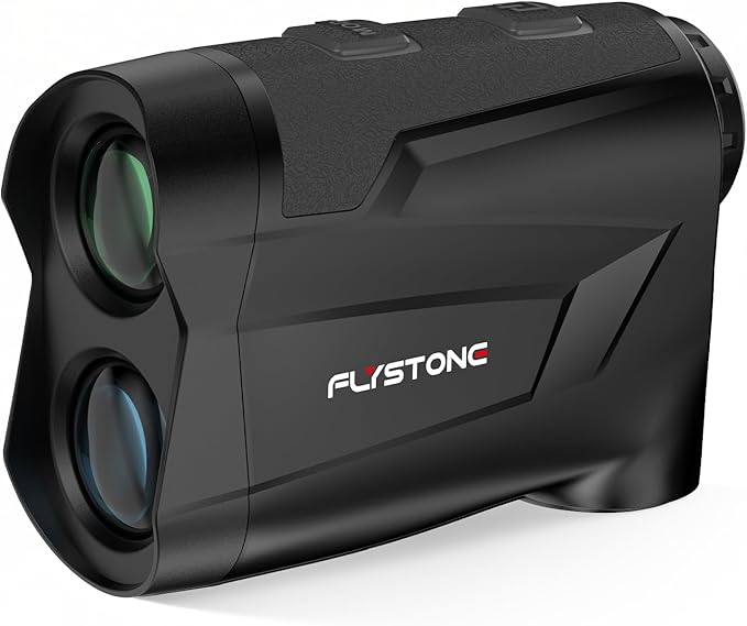 Precision Laser Rangefinder for Golf & Hunting, 800/1000/1300 m Range, 6X Magnification, Flagstick Locking with Flash Prompt, Slope Compensation & Angle Measurement, 0.3s Fast Measurement
