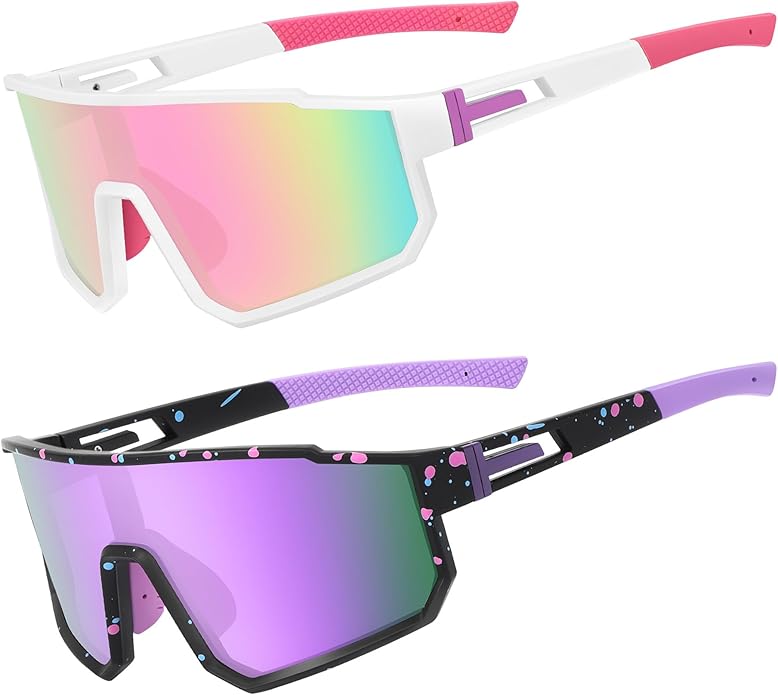 MVPTGRS Youth Baseball Sunglasses for Boys Girls Age 8-14 TR90 Frame Kids Sport Sunglasses for Softball Cycling Baseball Golf