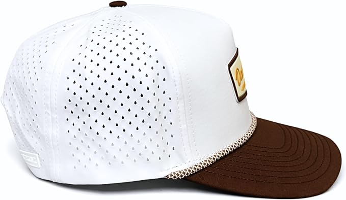 BRIMZ Outdoor Performance Hat - Water & Sweat Resistant Hats - Breathable & Moisture-Wicking Snapback