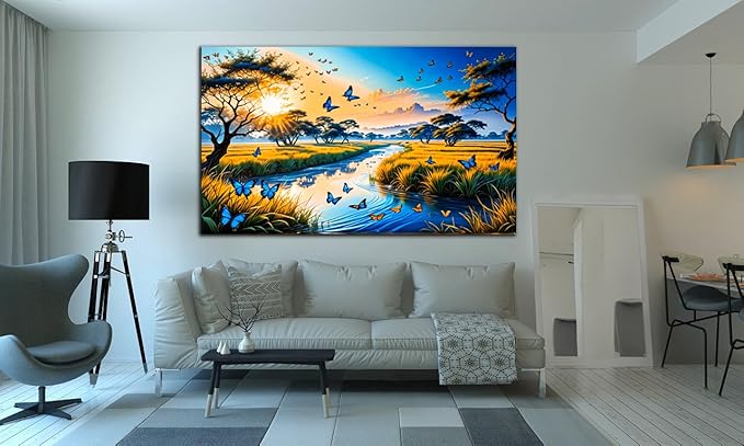 SpiritualHands Fantastic Scenery Tempered Glass Wall Art Painting - Image 9