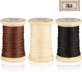 Natural Waxed Thread, 0.55mm/0.8mm, Wax Thread by OopsifyMe