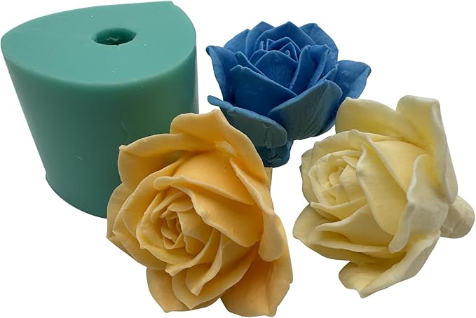 Heart Rose Crystal Epoxy Mold Wedding Gift Molds Decorated Cake Decoration - Image 2