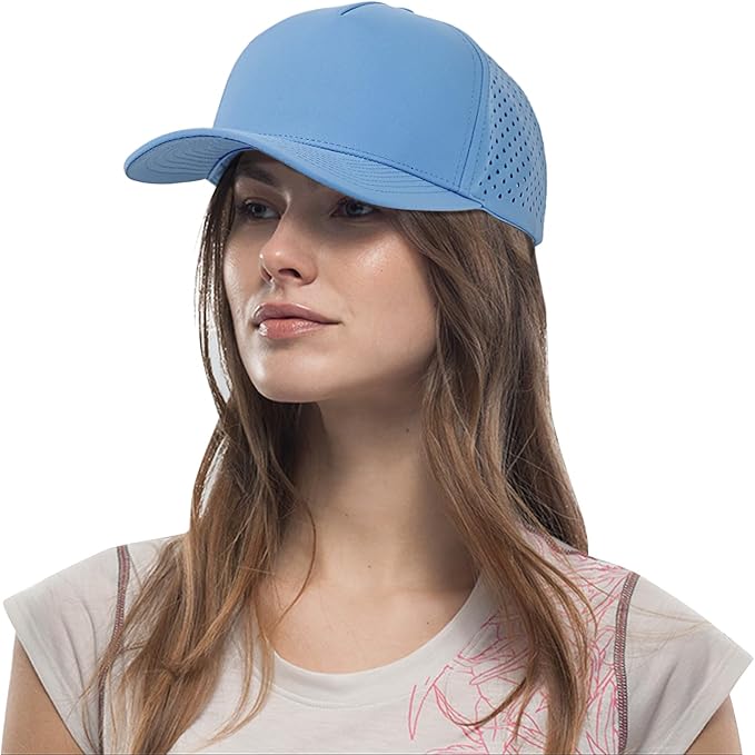 HH HOFNEN Quick Dry Baseball Cap Mesh Snapback Hat Sun and Rain Protection Golf Ball Cap for Men Women