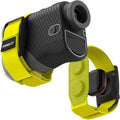 MAG-iT Magnetic Golf Range Finder Strap with Built-in GPS Tracker – GPS Tracker Holder Compatible with Find My App – Magnetic Mount for Golf Cart - Neon Yellow