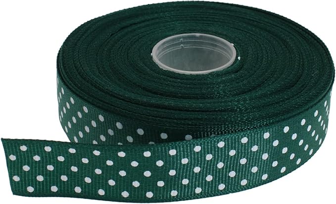 Polka Dot Grosgrain Ribbon 25 Yard Each Roll 100% Polyester by Unknown