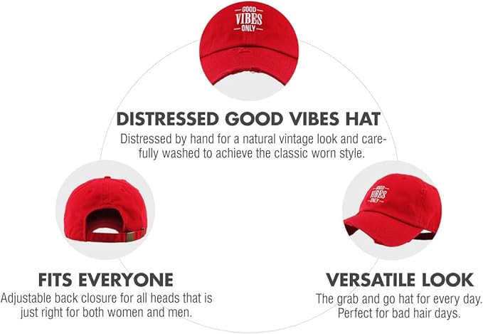 Rose Flowers Love Good Vibes Men Women Dad Hat Baseball Cap Adjustable Unisex