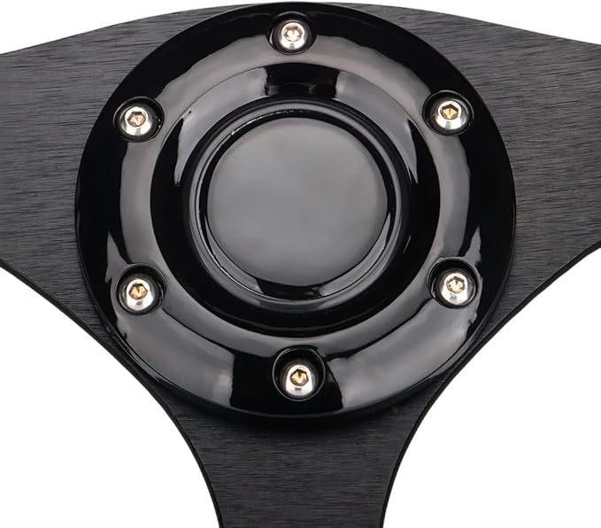 Golf Cart Steering Wheel Universal Design for Most Golf Cart Club Car DS and Precedent 12.5 inch Black EZGO Yamaha Steering Wheel