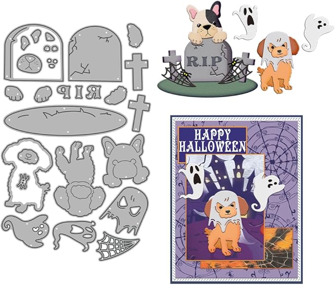 Halloween Clear Silicone stampReusable Stamp by YIXUAN