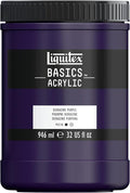 Liquitex BASICS Acrylic Paint, 946ml Jar, Dioxazine Purple by Liquitex