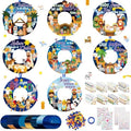 Hollowfly 48 Set Christmas Nativity DIY Wreath Craft Kits Xmas Activities