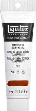 Liquitex Professional Heavy Body Acrylic Paint, 2-oz Tube, Transparent Burnt by Liquitex
