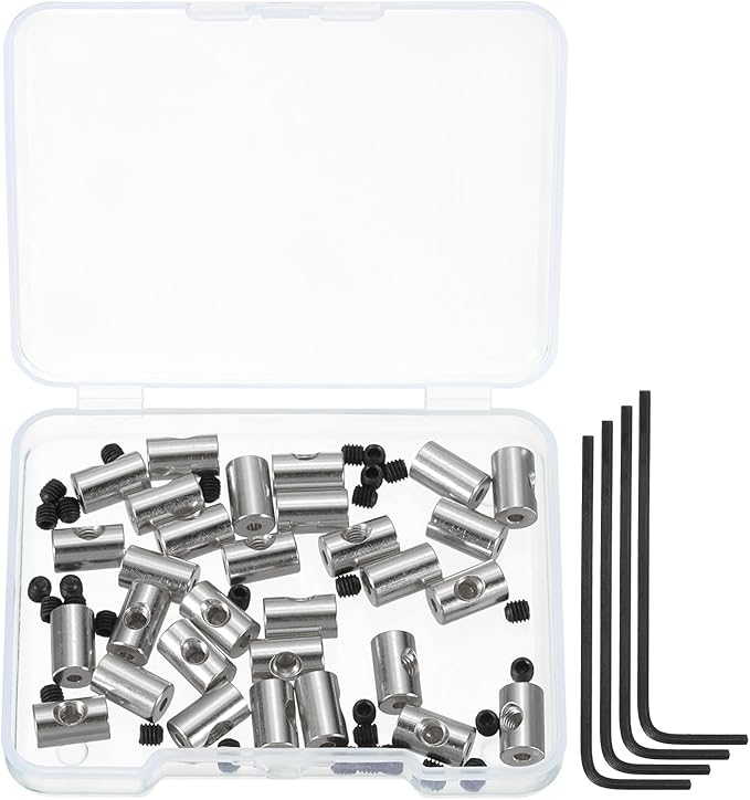 MECCANIXITY 30 Pcs Metal Locking Pin Backs, Locking Pin Keepers Locking Clasp by MECCANIXITY