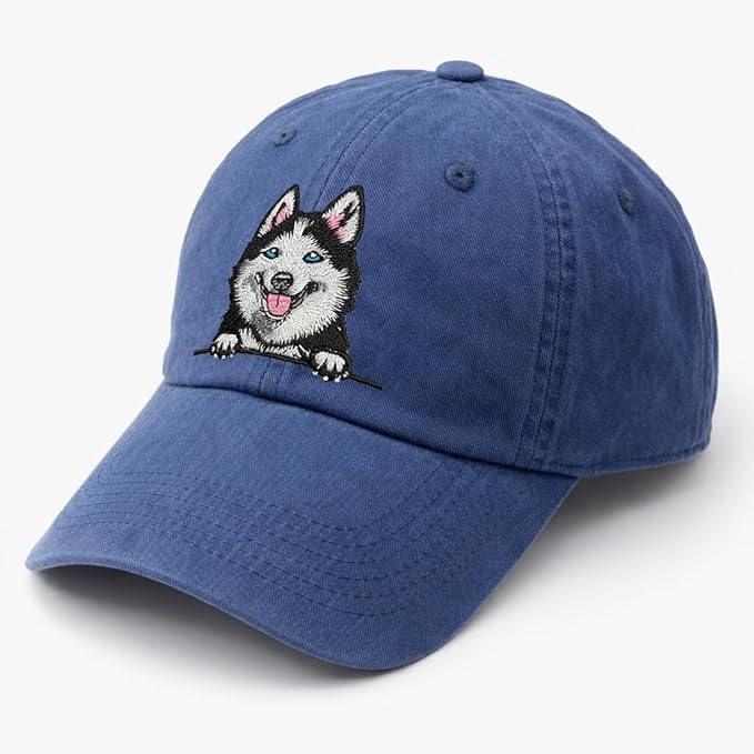 Pet Dog Lover Gifts,Embroidered Dog Baseball Hats for Men Women Dad Mom