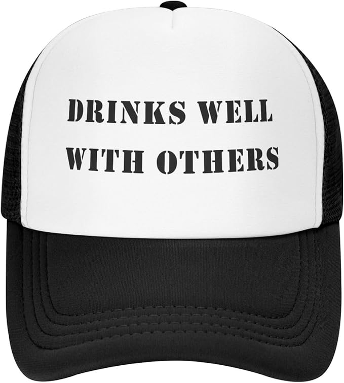 Funny Trucker Hat Funny Gag Gifts Snapback Hat for Adult Humor Fishing Cap Adjustable Mesh Sport Baseball Caps for Women Men