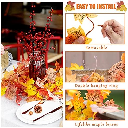 Joyhalo 5 Pack 5.9FT Fall Garland
