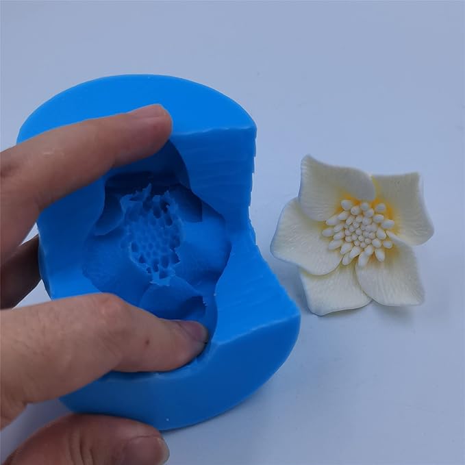 Resin Flower Silicone Mold Wedding Decoration Flower Molds Candle Wax Cake - Image 5